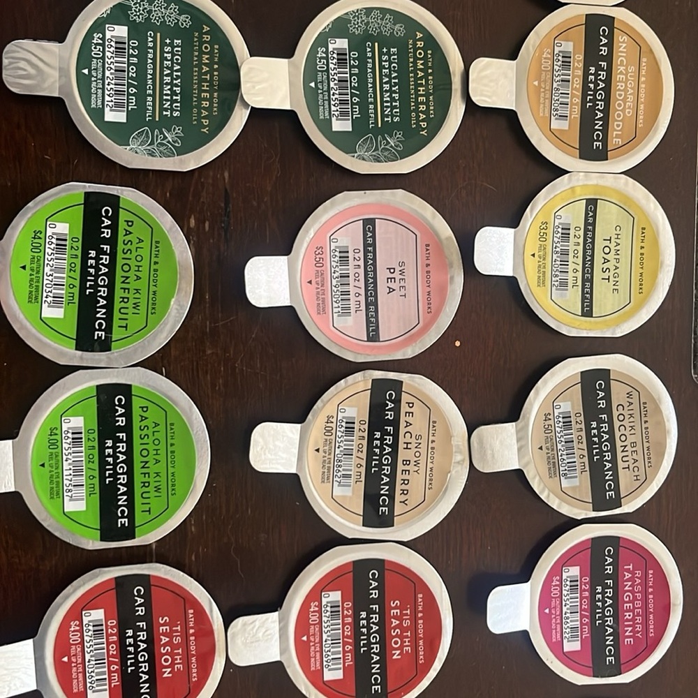 Bath & Body Works Car Fragrance Refills - Assorted Colors